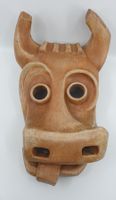 Holzmaske, Tragemaske, Kuh Maske