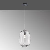 Pendelleuchte, Transparent, 26 cm Ø