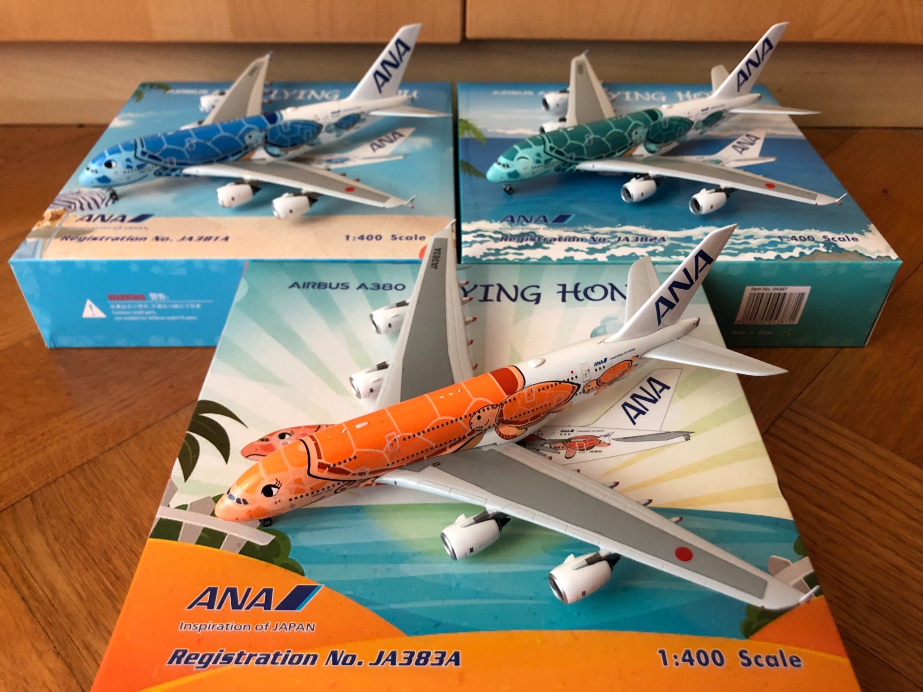 Kit di modellismo & Modellini statici: All Nippon Airways A380 Set - Phoenix 1/400 – Nuovo e nell'imballaggio originale da Genève venduto da SwissLX23 1