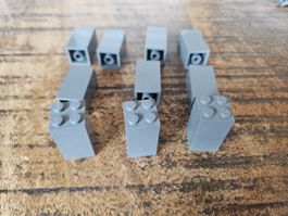 lego 30145 lot de 10 pièces Dark Bluish Gray Brick 2 x 2 x 3