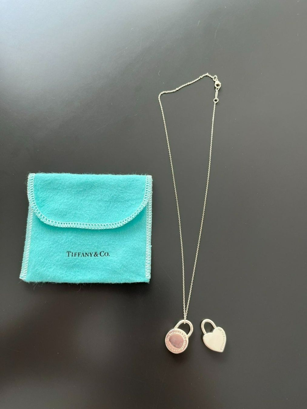 Tiffany & Co. Ciondoli: Return to Tiffany™ Pendentif Plaque Cœur et écluse – Usato da Geneve venduto da mge_2pns