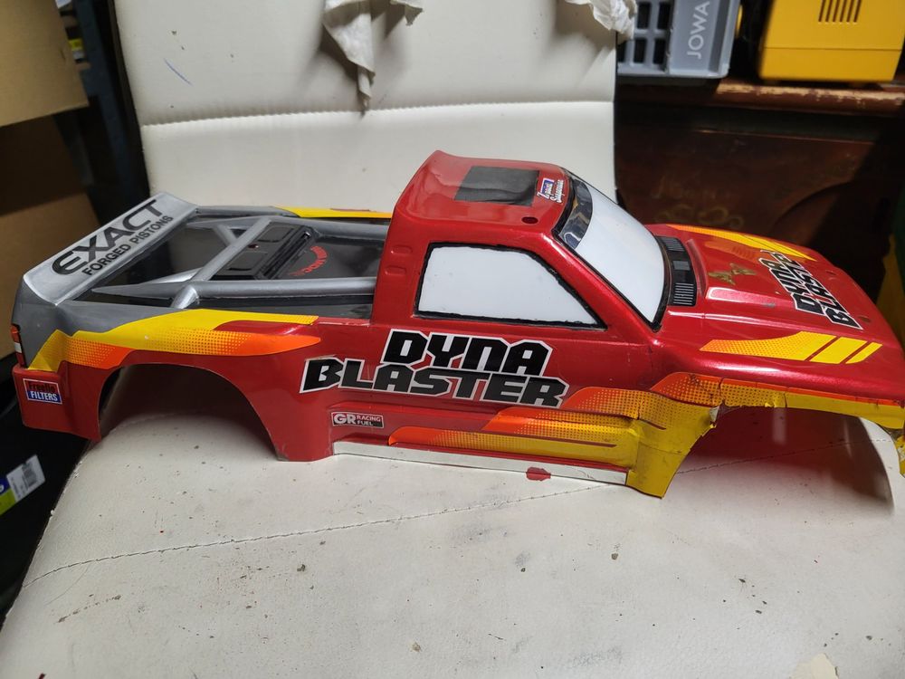 BODY TAMIYA DYNA Blaster Vintage RC Car 1/10 EUR 110,00 - FR