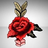 🌹 Zauberhafte Rosen-Aufnäher (2 Stück) 🌹💫