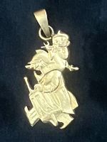 BASEL FASNACHT 1939 PLAKETTE- AUSGESÄGT- VERGOLDET- ANHÄNGER