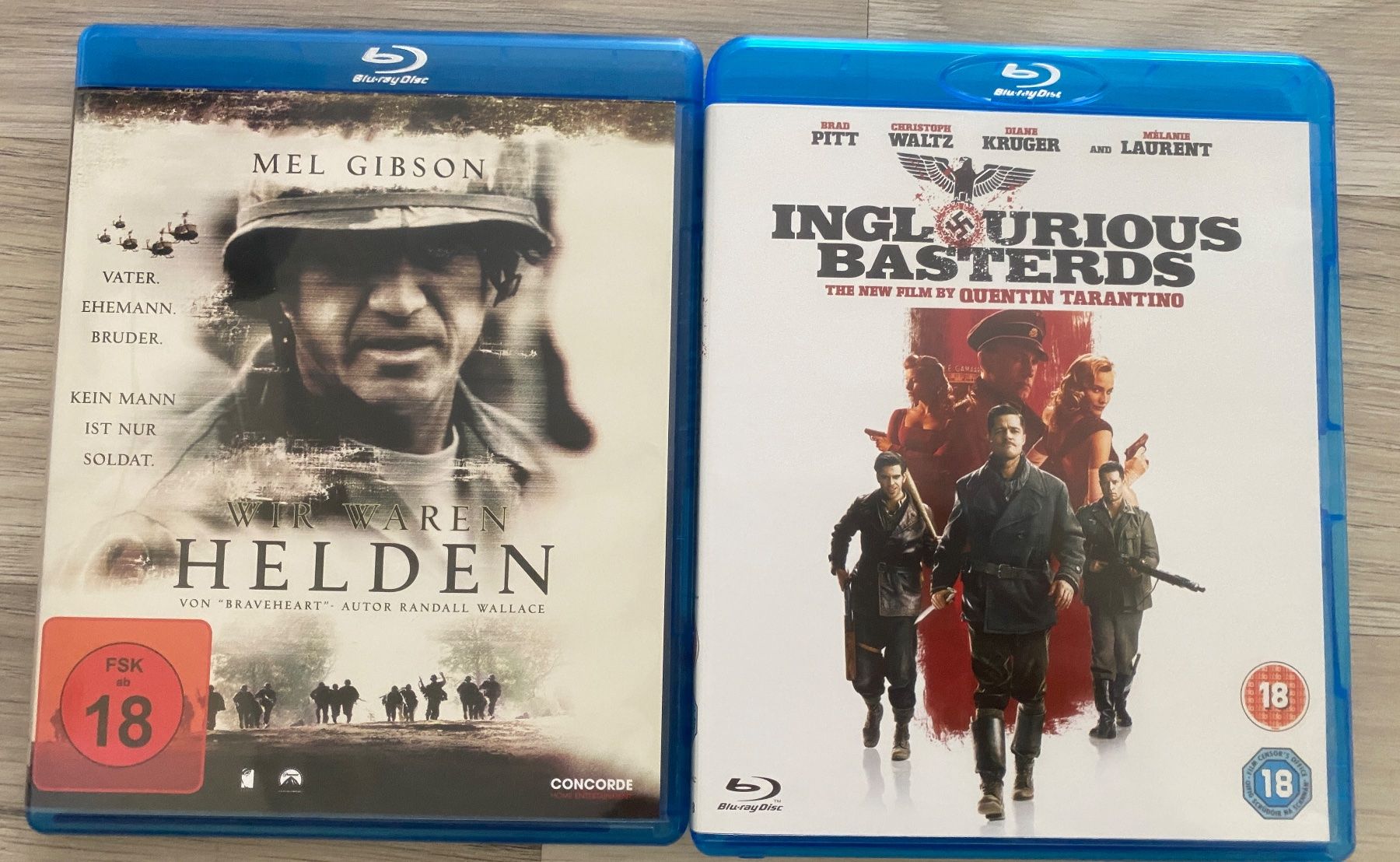 Tutti i DVDs: Wir waren Helden & Inglourious Basterds - 2x Blu-ray – Usato da Zürich venduto da Kloeschen78