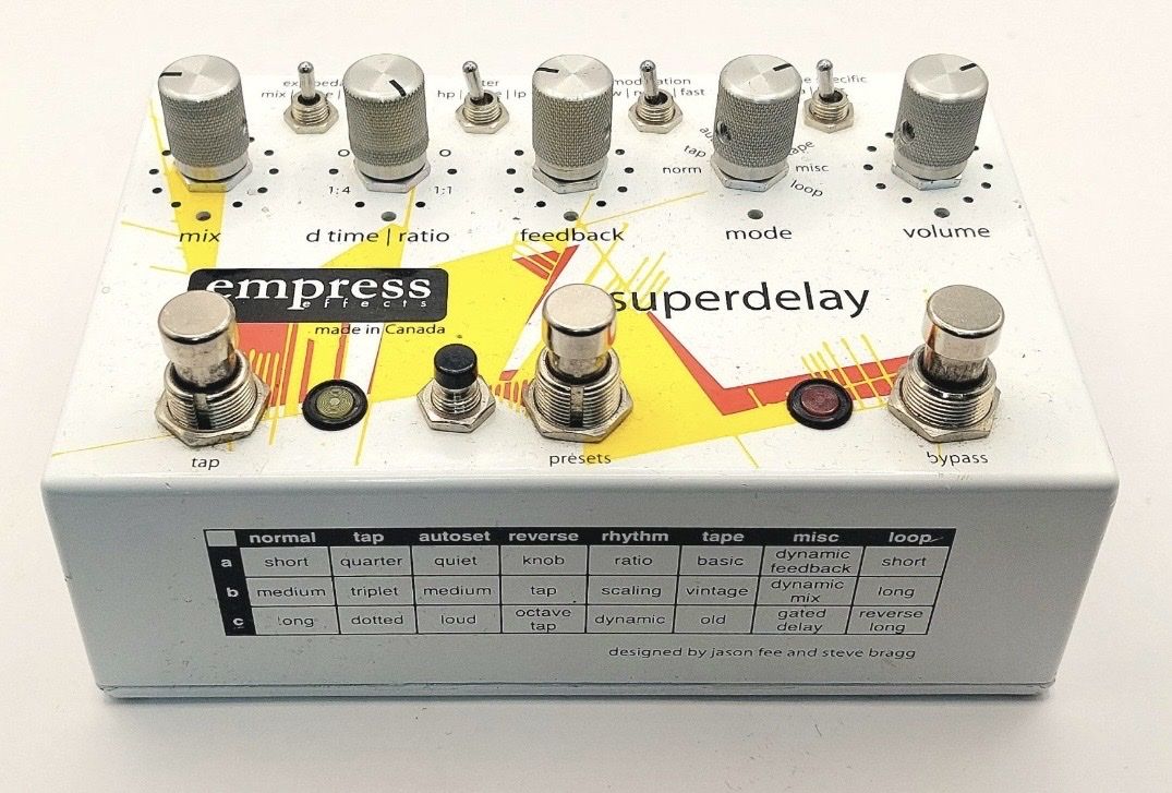 Strumenti musicali: Empress Superdelay effects pedal – Usato da Vordemwald venduto da gerard.green
