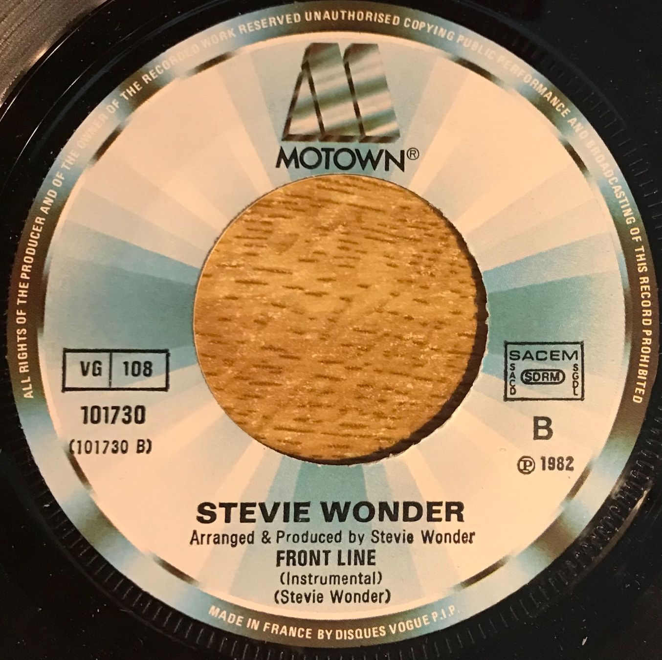Schallplatten: STEVIE WONDER - FRONT LINE – Gebraucht aus Bussigny von vinyl-pas-cher 3
