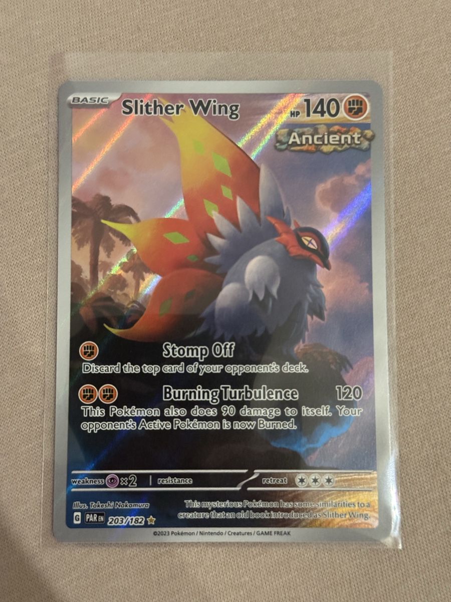 Pokémon Sammelbilder & Trading cards: Pokémon Slither Wing 203/182 Paradox Rift – Neu (gemäss Beschreibung) aus St. Gallen von Xbylucas