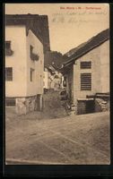 Sta. Maria i. M., Dorfstrasse mit Wohnh