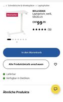 Laptoptisch Ikea, neu
