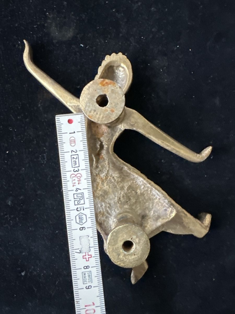 Statuette: Türgriff, Antike Messing Figur einer Tänzerin – Usato da Zürich venduto da Chaeffeler 4