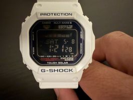 Casio G-Shock DW-5600 Weiss Digital Uhr gebraucht