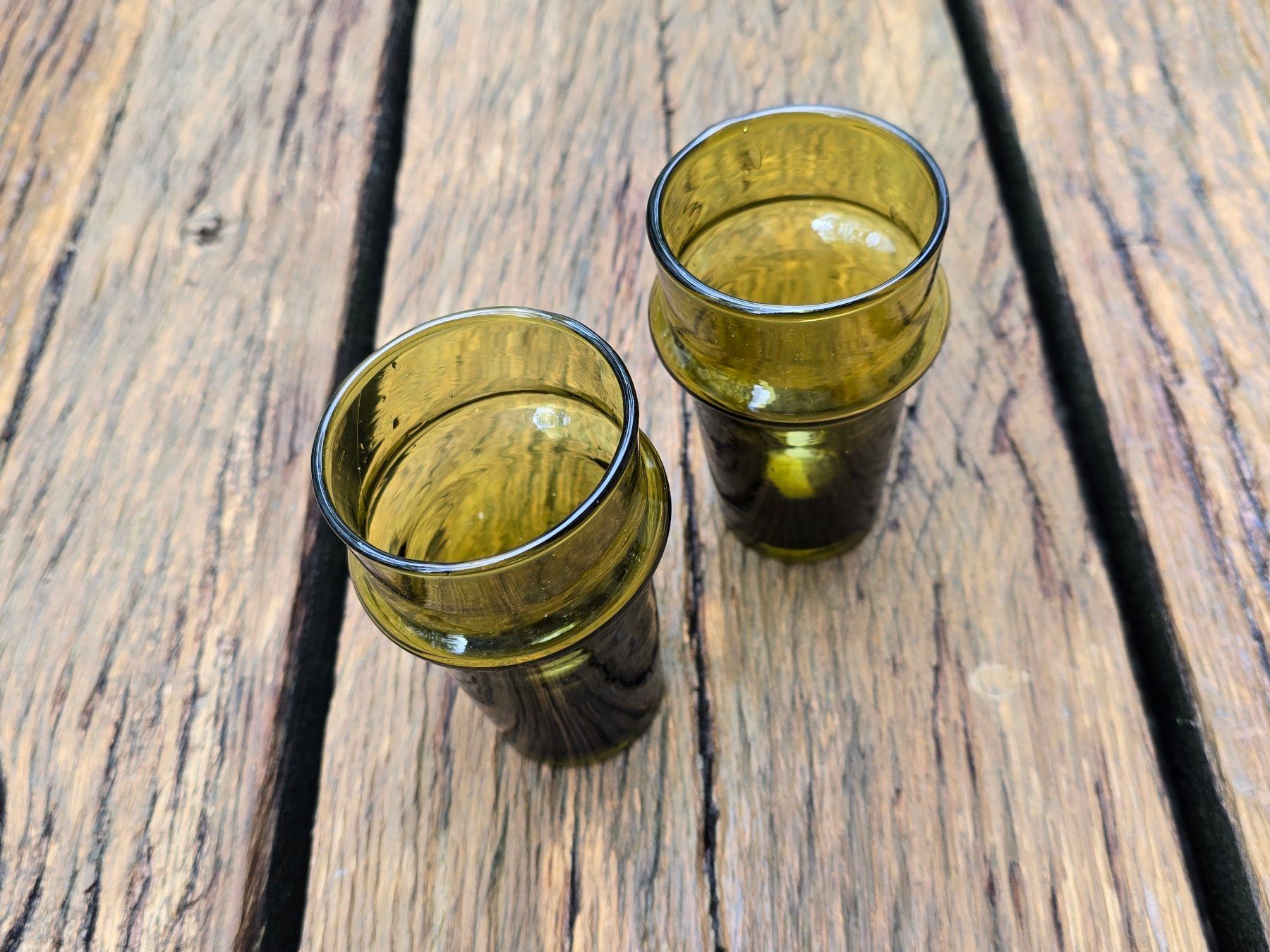 Bicchieri: Glas: ocker/M beldi-ANGEBOT – Nuovo (secondo la descrizione) da Romanshorn venduto da Rachacha 2