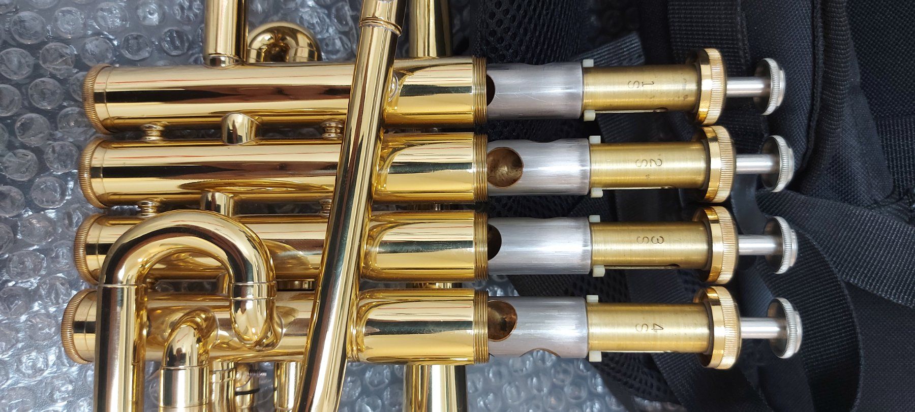 Strumenti musicali: Inderbinen Piccolo Trompete Hoch-Bb/A- 4-Piston-Ventile – Usato da Glattbrugg venduto da Swissmusik 7