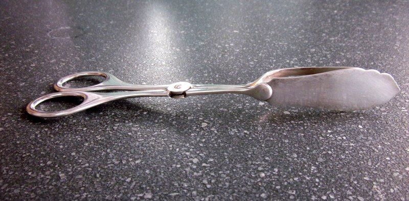 Bestecksets: Vintage Gebäckzange versilbert, Punze 90/2 – Gebraucht aus Bischofszell von raika 5