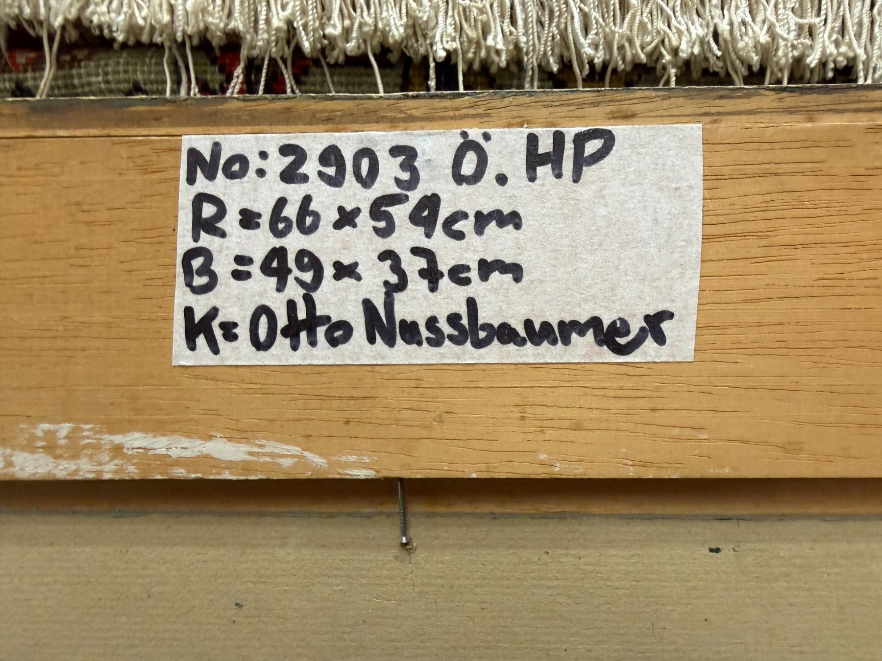Dipinti: Wunderschönes Alpenbild von Otto Nussbaumer aus Bern – Usato da Steinhausen venduto da ZeitreiseBrocki 8