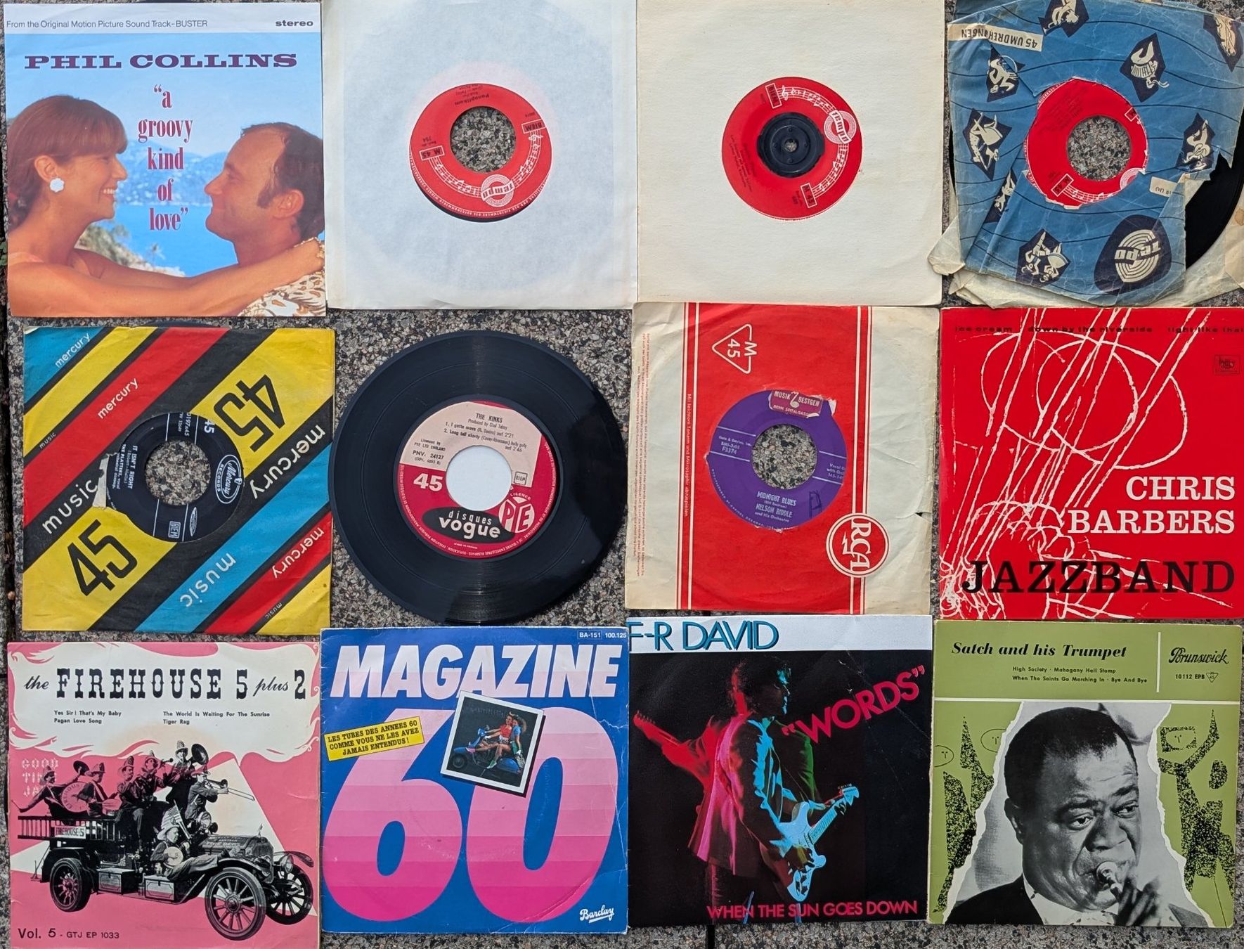 Schallplatten: Vinyl Singles 12 Stück – Gebraucht aus Safnern von Piotr