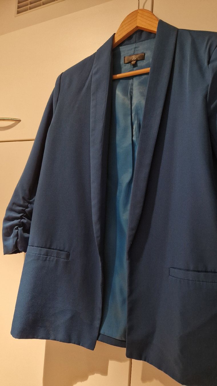 Giacche: blazer Missguided taille 38 bleu canard – Usato da Collombey venduto da Preloveditems 1