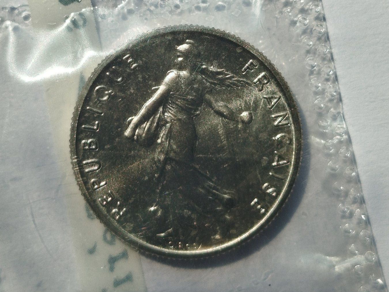Toutes les monnaies: 50 CENTIMES SEMEUSE 1973 – Neuf avec emballage d'origine à Wettingen par Colorup 1
