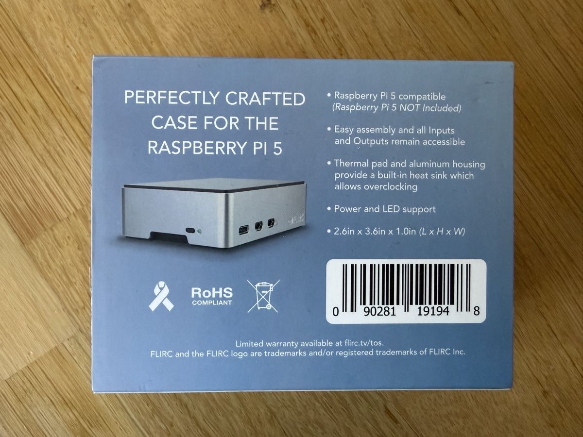 Gehäuse: FLIRC Raspberry Pi 5 Case - Like New Condition! 🔥💻 – Neu (gemäss Beschreibung) aus Zürich von Arnehaeger 1
