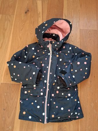 Gefütterte Regenjacke gr. 134 von H&M