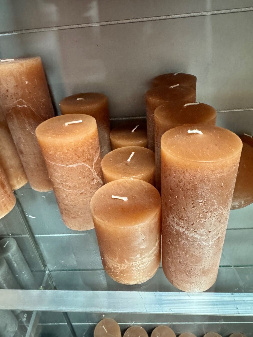Candele: 082 Posten Raureif Kerzen hellbraun aus Liquidation – Nuovo (secondo la descrizione) da Derendingen venduto da Meisterstuecke 4