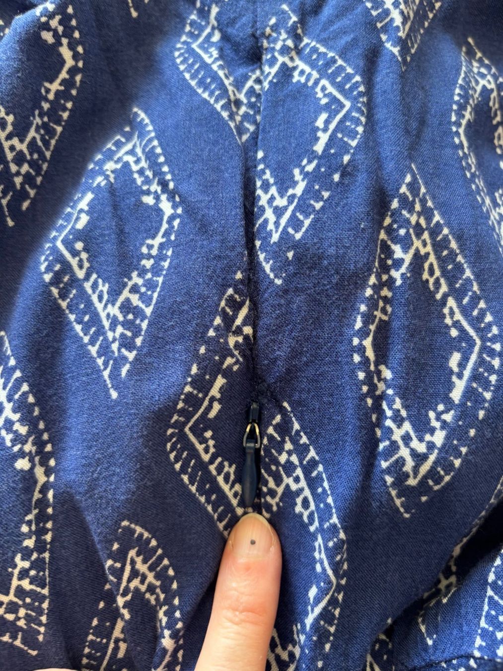 Tute: Jumpsuit blau gemustert – Usato da Zürich venduto da missmodernage 5