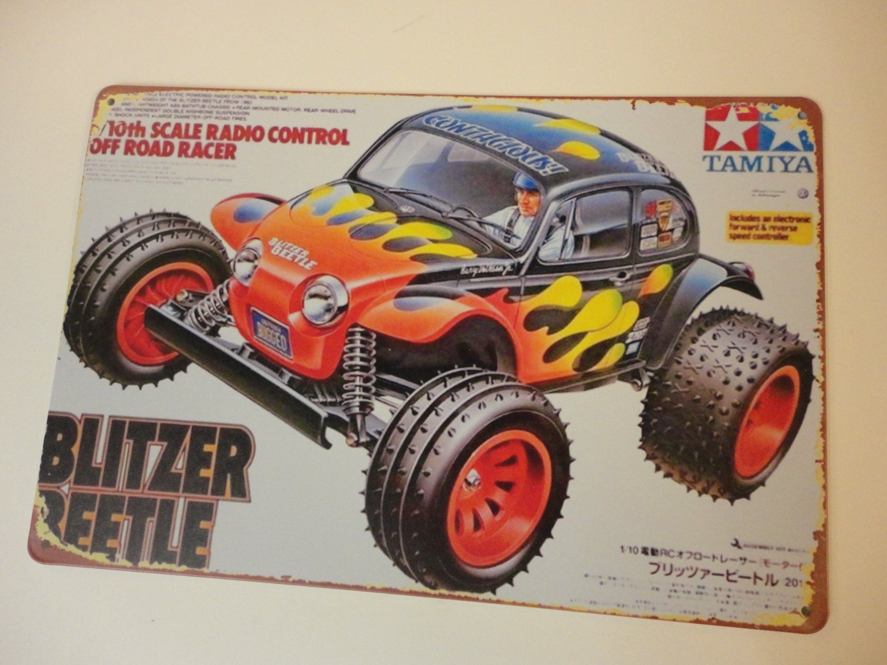 RC Modellbau: Blechschild, cooler Hingucker! Retro! – Neu und originalverpackt aus Horgen von RcModell 3