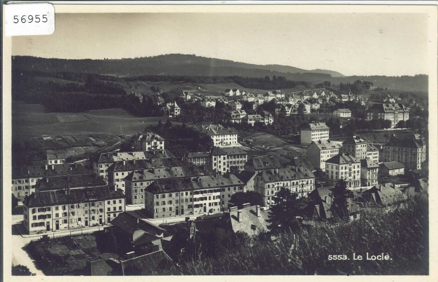 Cartoline postali: Le Locle - Vue generale – Usato da Ettingen venduto da Kartenplanet