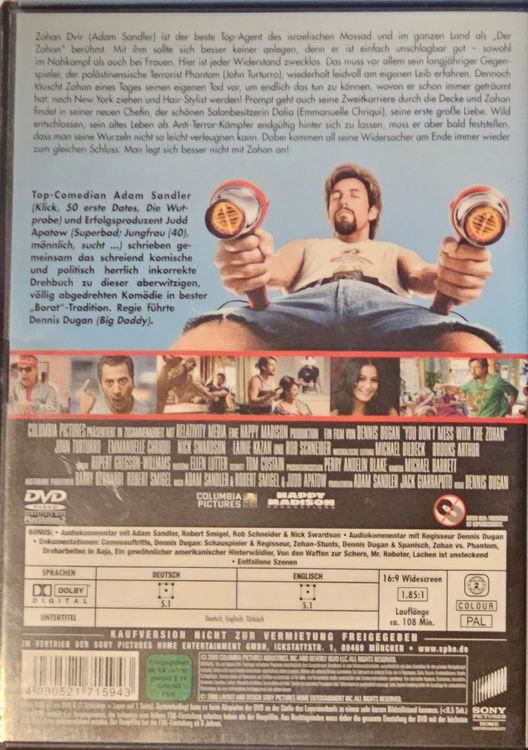 Leg dich nicht mit Zohan an Kaufen auf Ricardo