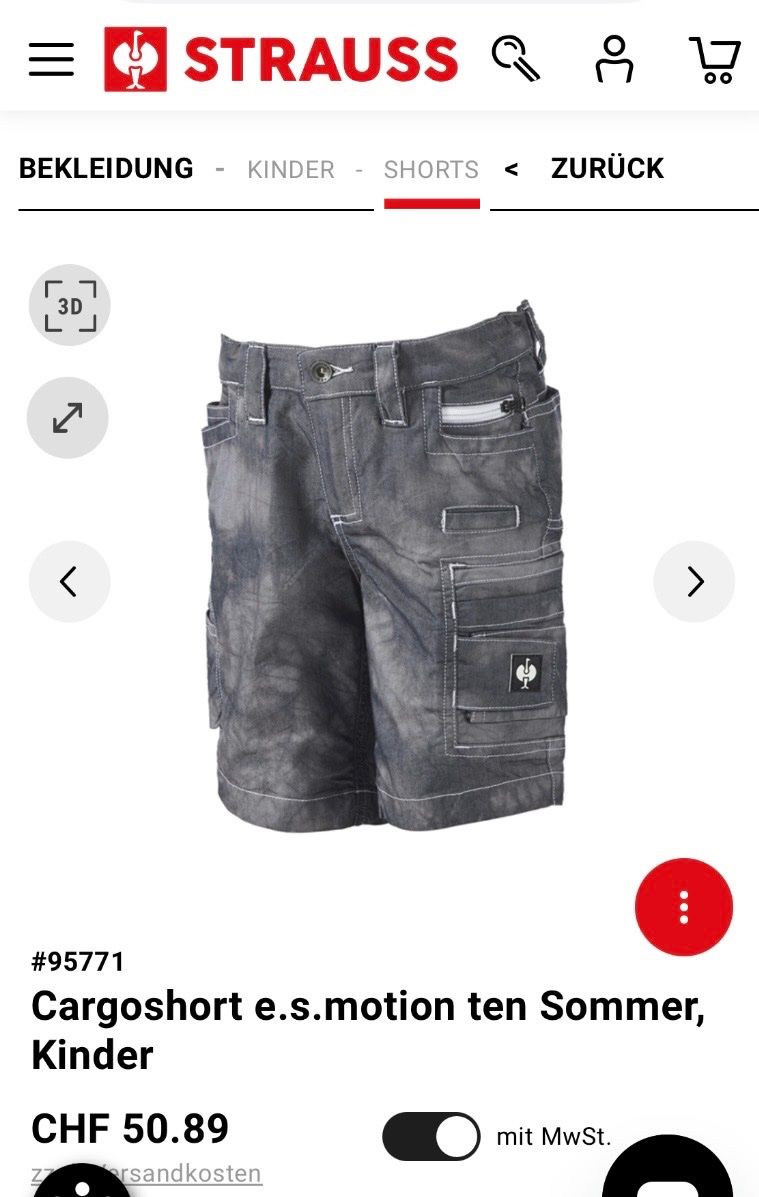 Pantaloni: Engelbert Strauss Cargoshort, Gr. 158/164 – Usato da Dittingen venduto da Paprika8 4