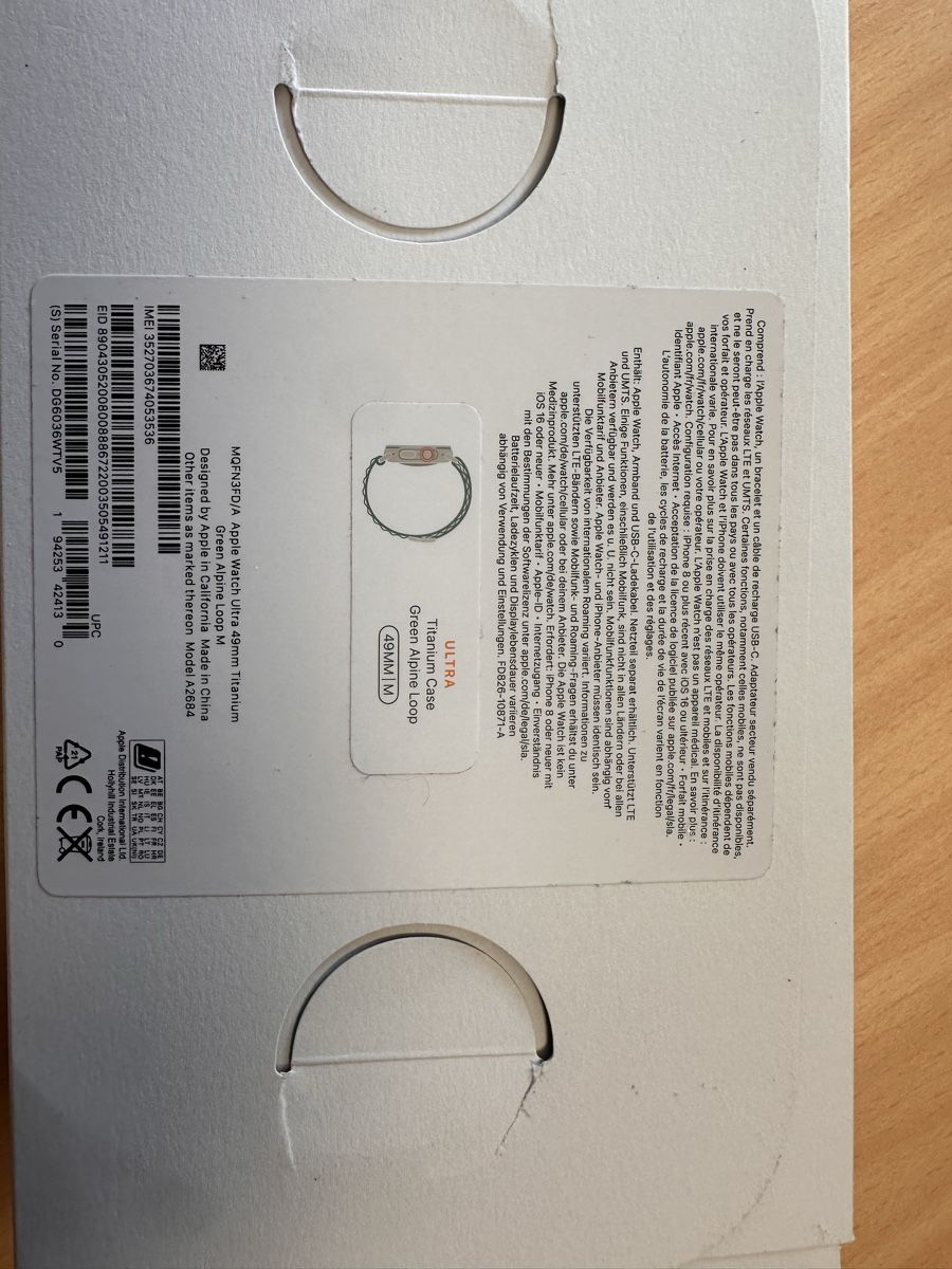 Apple Smartwatch: Apple Watch Ultra - cellular  – Usato da Grugnay (Chamoson) venduto da follo86 1