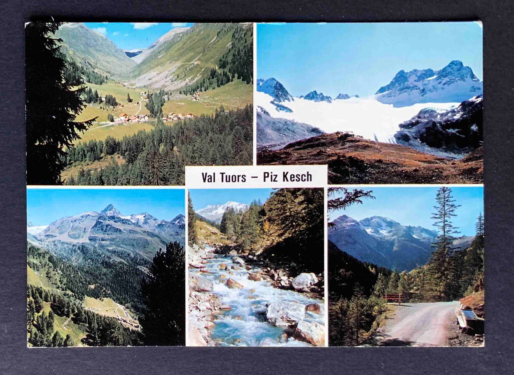 Cartoline postali: AK Val Tuors Piz Kesch – Usato da Goldau venduto da artelier1