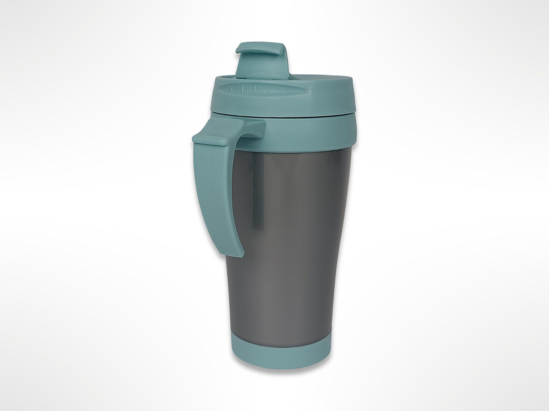 Contenitori & Simili: LBVYR grauer Thermodrinkbecher mit blauen Deckel – Usato da Suhr venduto da Restwert_Suhr 1