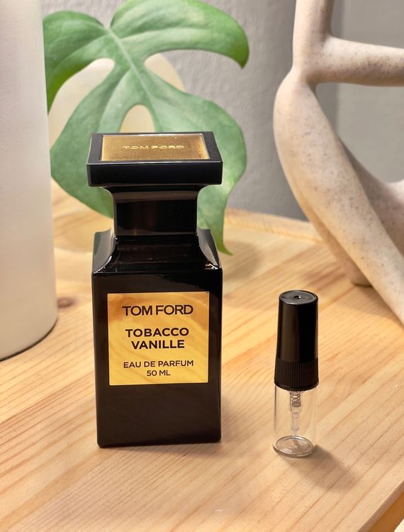 Tom Ford Tobacco Vanille Eau De Parfum Sample – 2ml Vaporisateur Spray, Unisex, Made In France