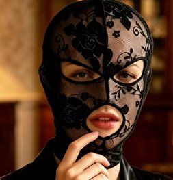 Maschere: Venezianische Gothic Spitzenmaske – Nuovo e nell'imballaggio originale da Selkingen venduto da Gevevieve