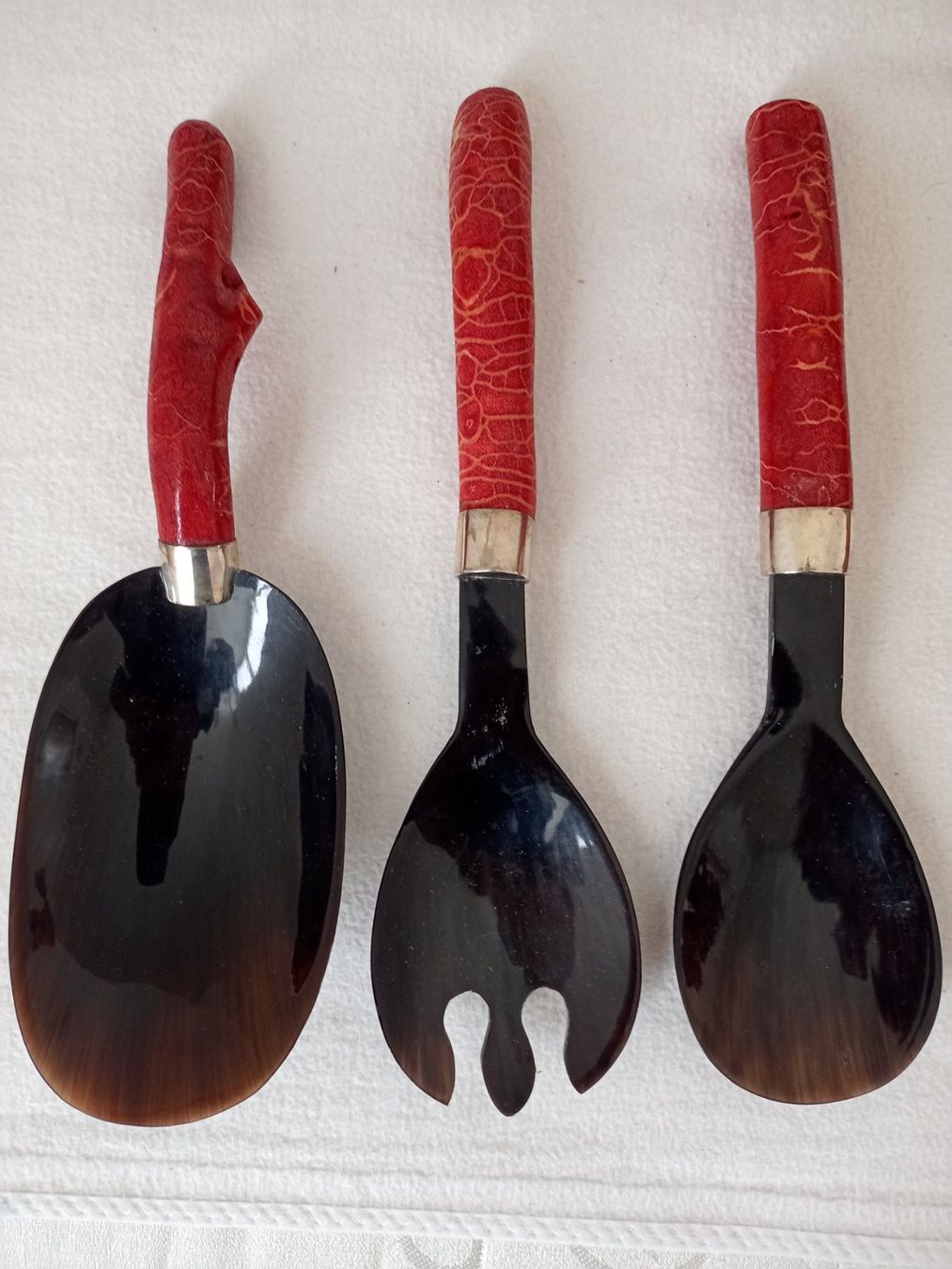 Set di posate: Korallen Besteck mit Büffelhorn – Usato da Zürich venduto da Mephisto87