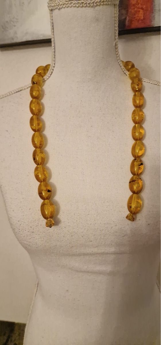 Catenine: Bernstein-Kette, vintage Stil Hoingfarben – Usato da St. Gallen venduto da mania03 4