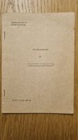 Betriebsvorschriften Elektro-Schlepper PTT 1962 Oldtimer!