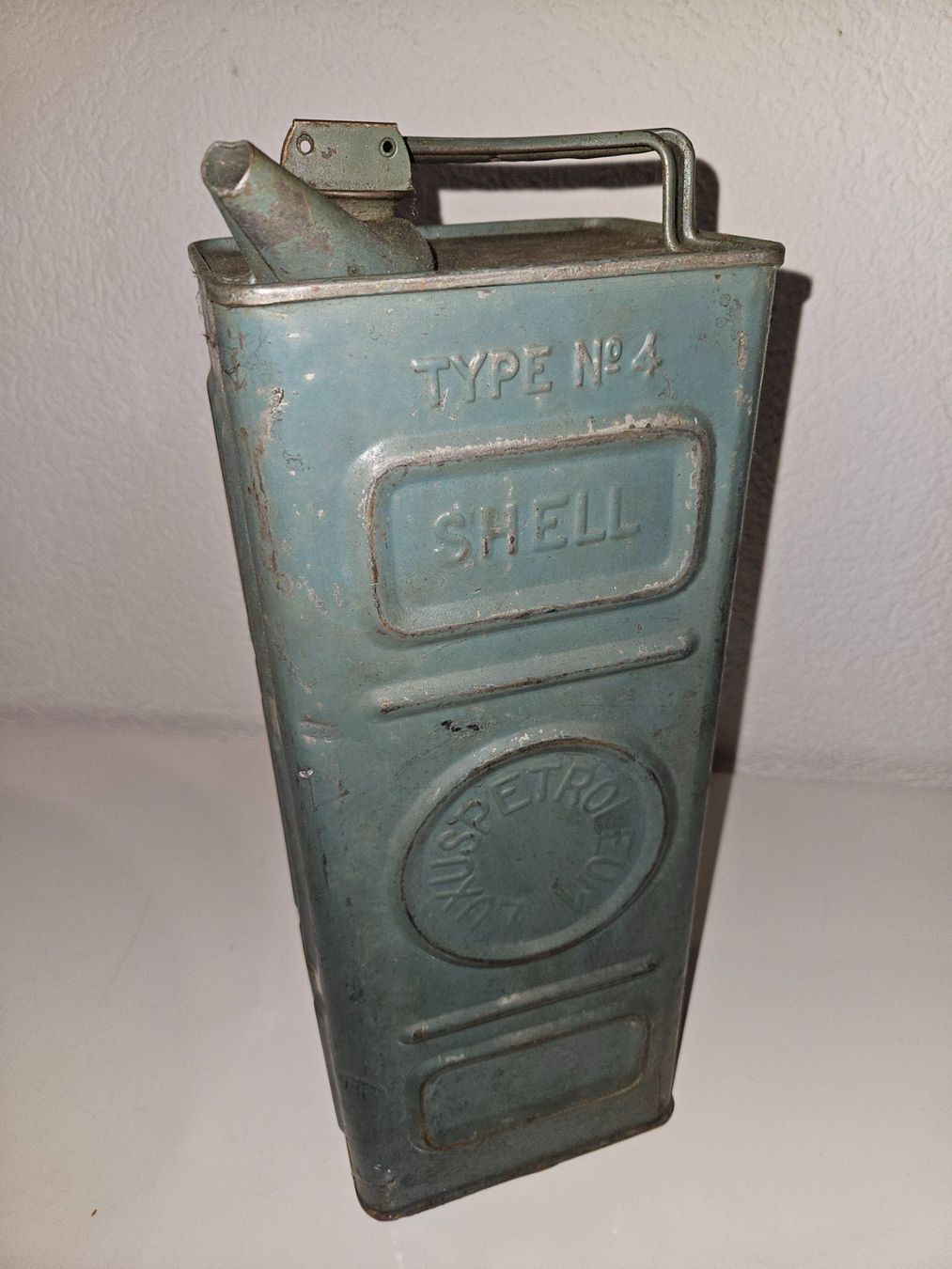 Taniche per benzina: Alter Shell Kanister aus Classic-Car-Garage, Decco Shell – Usato da Gunzwil venduto da Charro03 2