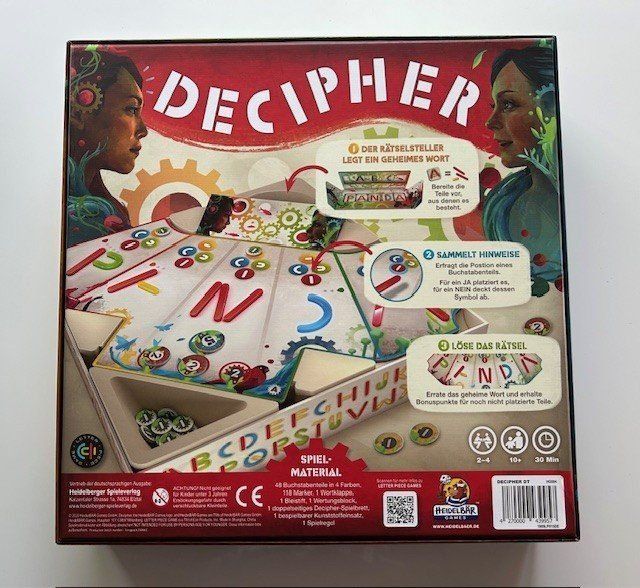 Spiele: Brettspiel "Decipher" - Heidelbär Games – Neu (gemäss Beschreibung) aus Baar von WhatTheFunk01 1