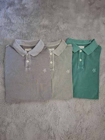Lot de 3 polos homme MARC O'POLO gris vert taille M