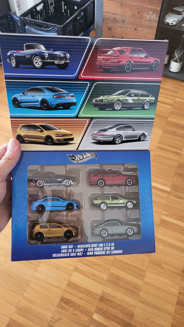 Hot Wheels Modellautos: Hot Wheels Silver Series Germany Set 6 Autos neu  – Neu und originalverpackt aus Jona von mjo_f5t2 2