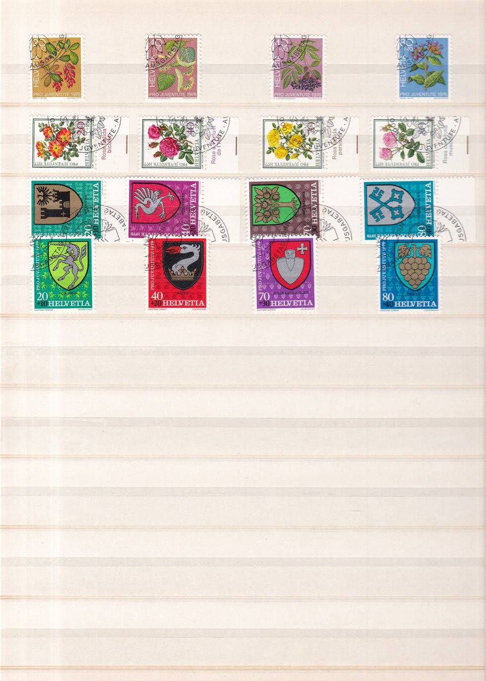 Tutti i francobolli: Pro Juventute Briefmarken-Seiten ab 1918 – Usato da Münchwilen AG venduto da Nesar 7