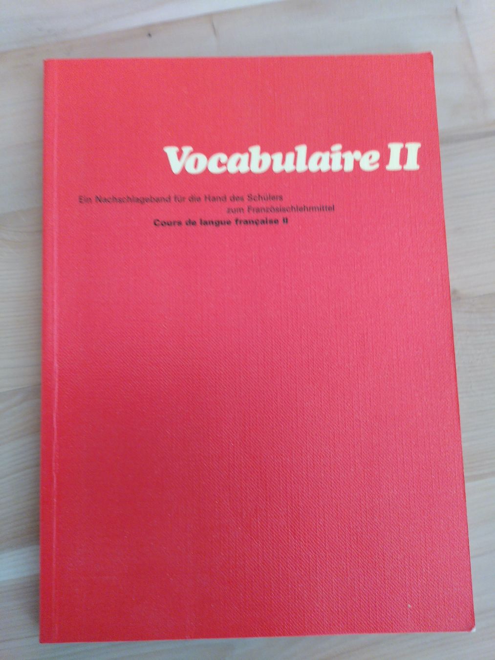 Libri: VOCABULAIRE II – Usato da Brugg AG venduto da olamim