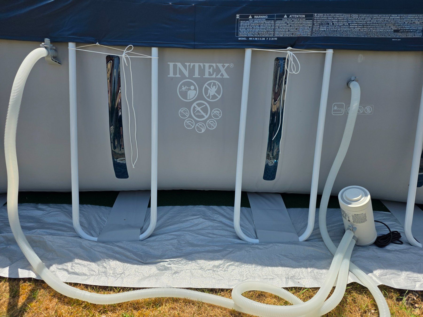 Intex Piscines: Swimmingpool Intex Chevron Prism Frame – Neuf (Voir description) à Bottighofen par Telefondienst 4