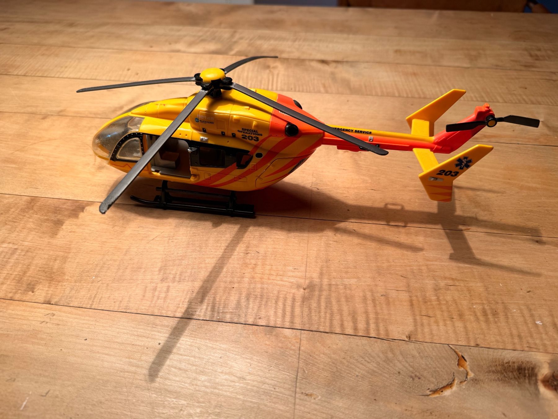 Giocattoli: Spielzeug Helikopter orange/gelb – Usato da Basel venduto da VanyaTC 2