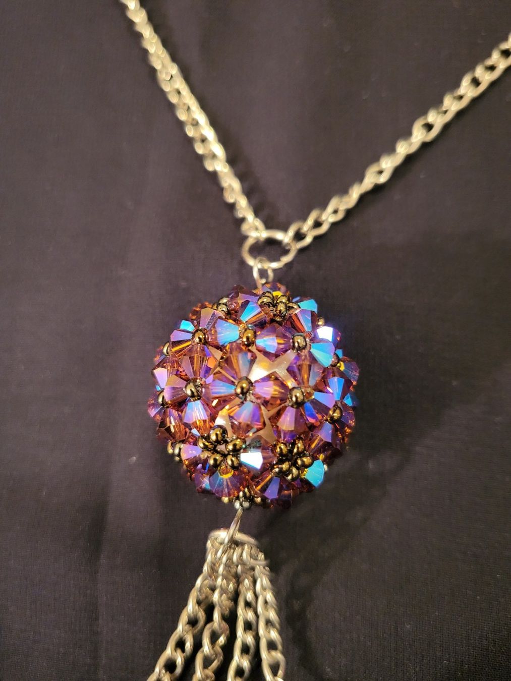 Catenine: Kugel halskette aus swarovski perlen – Nuovo e nell'imballaggio originale da Dietikon venduto da Eleda 1