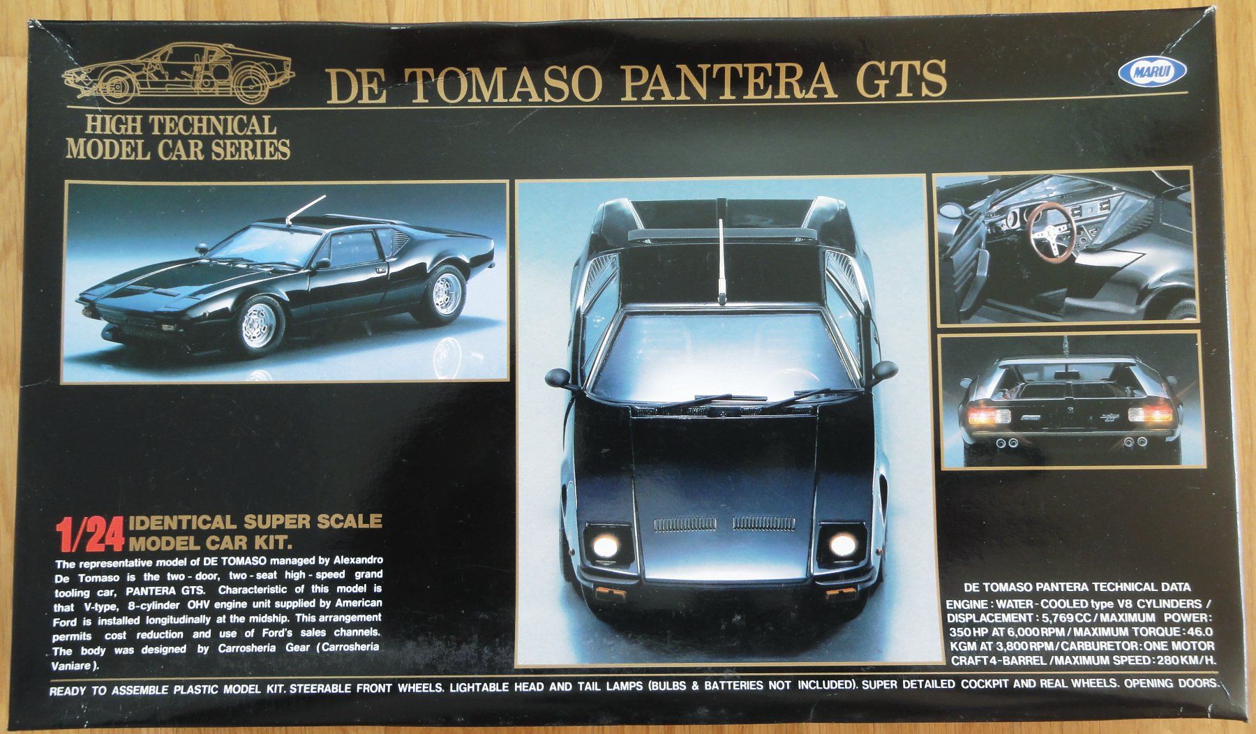 De Tomaso Modellautos: Marui De Tomaso Pantera GTS 1:24 – Neu (gemäss Beschreibung) aus Frümsen von Malibu69