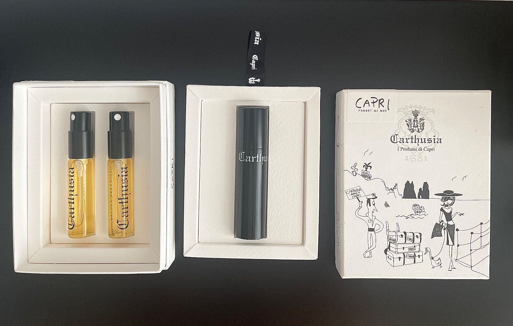 Profumi & Eau de Toilette: Carthusia - Capri forget me not -3x 8 ml SET – Nuovo (secondo la descrizione) da Luzern venduto da eli_5xnv 1